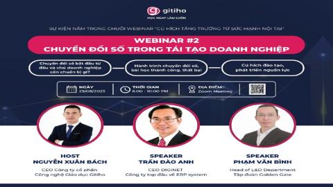 Webinar Record: Chuyển đổi số trong tái tạo doanh nghiệp