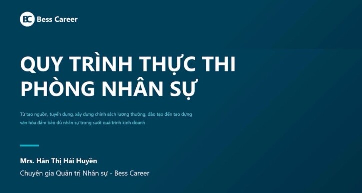 Quy trình Thực thi Phòng nhân sự