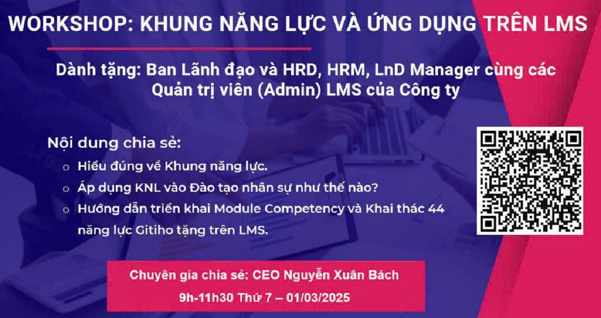 Khung năng lực và ứng dụng trên LMS